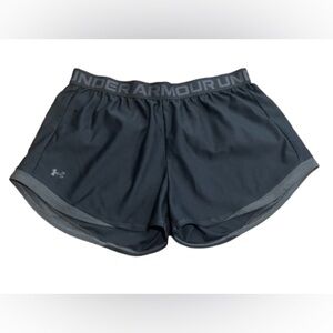 Under Armour Women's Charcoal/Black Athletic Shorts Size Extra Large